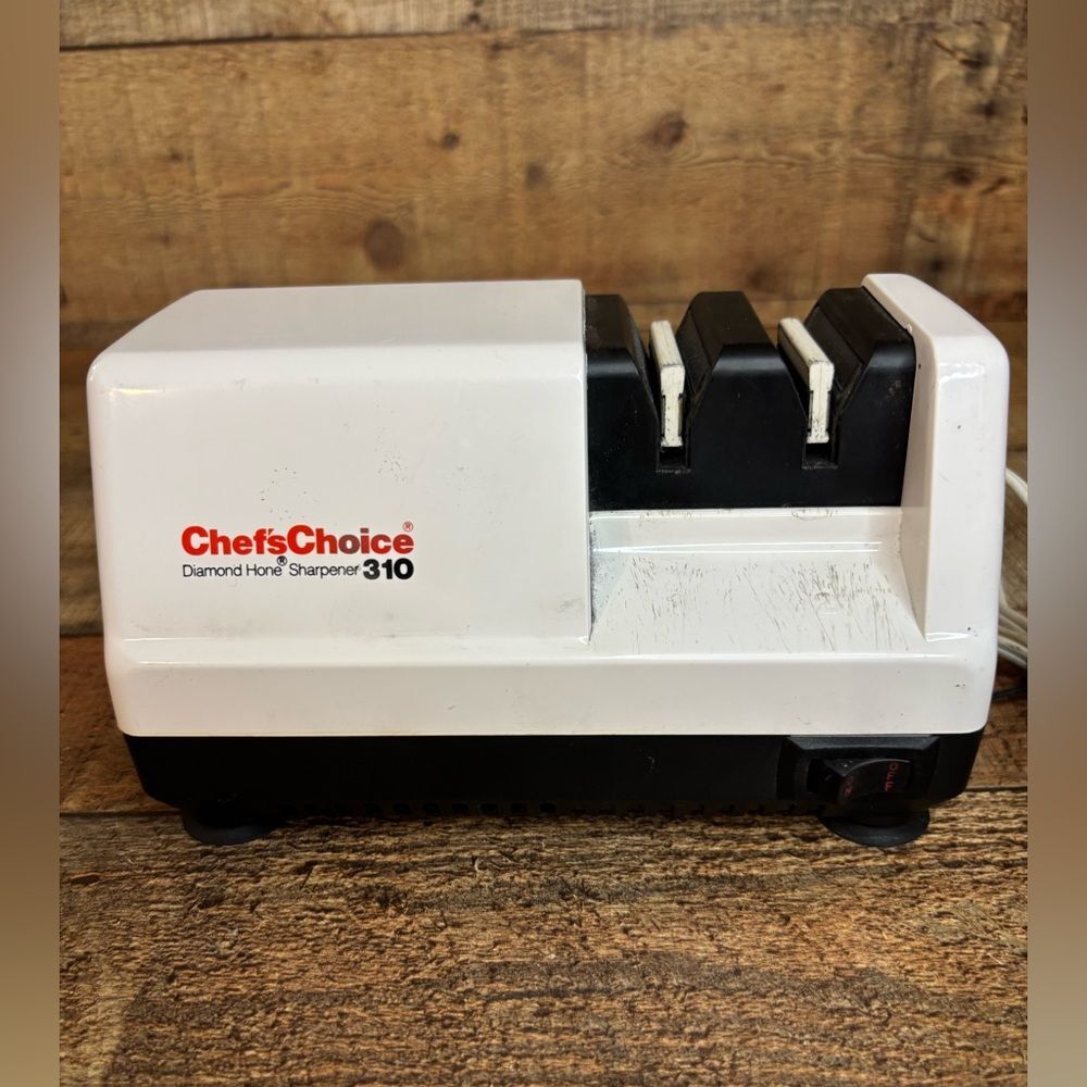 Chef's Choice Diamond Hone Sharpener Model 310 White - TESTED